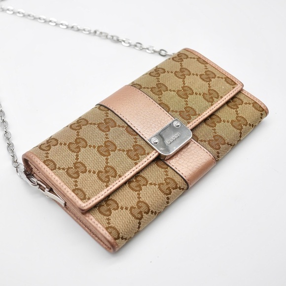 🍓GUCCI GG Envelop Canvas Wallet - Picture 2 of 14